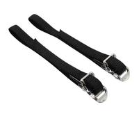 Paire de courroies cale-pieds nylon P2R - noir - TU
