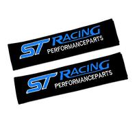 Paire de coussinets de ceinture de sécurité ST Racing pour Ka Fiesta ST Focus Mondeo Fusion Kuga Ecosport Puma Galaxy B-Max C-Max