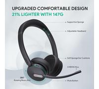 Paire de coussinets d'oreille pour BH70/WH64 (1 paire),casque non inclus dans le colis