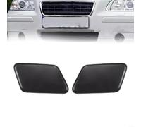 Paire de couvercles de buses de lave-phares en plastique pour Volvo S60 2005-2009 - Système de nettoyage de phare monté sur pare-chocs avant - Ajustement direct OEM 39993164 39993124