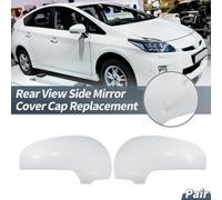 Paire De Couvercles De Rétroviseur De Remplacement Blancs Pour Côté Conducteur Et Passager pour Toyota Reiz Prius 2010 2011 2012 - Protections De Miroir Extérieur