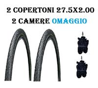 Paire de couvertures VTT 27,5 x 2,00 vélo de montagne lisse vélo de route