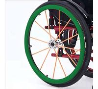 Paire de Couvre-Roues de 24 Pouces pour Fauteuil Roulant, antidérapants et résistants à l'usure, pour Roue arrière de Fauteuil Roulant, Caisse Claire en Silicone, Housse de Protect