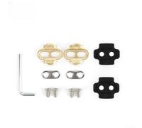 Paire de crampons de pédale, accessoires de chaussures de cyclisme en laiton, contrôle de la prise en main amélioré, métal résistant à l'érosion, installation facile pour VTT et vélo de route