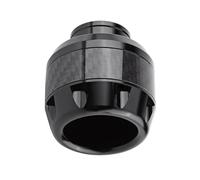 Paire de Curseurs de Fourche Avant en Fibre de Carbone Sliders Crash Protection Sliders Front Fork Slidersmotorcycle Crash Protector (BLACK)