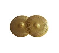Paire De Cymbales Charleston À Faible Volume Argenté De 13 Pouces | Paire de charleston silencieux de 13 pouces, attaque de bâton claire, réponse douce de la pédale for la pratique à domicile