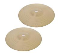 Paire de cymbales crash Charleston en laiton pour batterie 8 - Lot de 2