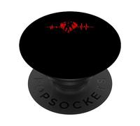 Paire de Danseuses de Salsa Heartbeat | Musique Latino-américaine PopSockets PopGrip Adhésif