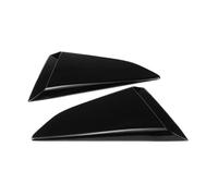 Paire de déflecteurs de vitres latérales arrière de voiture, 1/4 de quart, compatibles avec Chevrolet Camaro ZL1 2016, 2017, 2018 et 2019(Glossy Black)