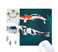 paire de deux poissons chinois tradition cadeau de noël maison tapis de souris