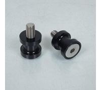 Paire De Diabolos Pions Noir M10 R&g Pour Moto Kawasaki 650 Er6-F 2007 Pb0m10bk