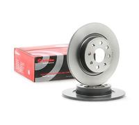 Paire De Disques Arrières 264 Mm Brembo Abarth Grande Punto Evo 1.4 Essesse