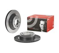 Paire De Disques Arrières Adaptés Pour BMW 1 - BMW 2 - BMW 3 - BMW 4 (BREMBO)