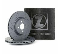 Paire De Disques Avant Perforés ZIMMERMANN 316Mm Mini (R56-57) John Cooper Works