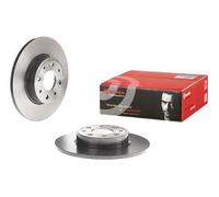Paire De Disques De Frein Arrière Adaptés Pour ALFA ROMEO Mito BREMBO 08A91511