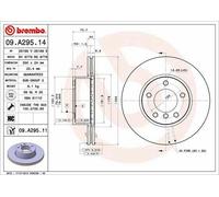 Brembo Paire de disques de frein avant 09.A295.11 pour BMW Série 1/3
