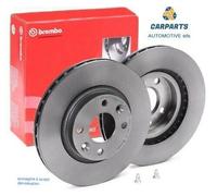 PAIRE DE DISQUES DE FREIN BREMBO ANT POUR NISSAN TIIDA TROIS VOLUMES (SC11) 1...