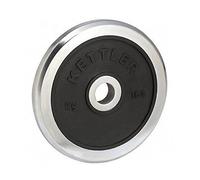 Paire De Disques D'haltères Chrome/Caoutchouc 1,25kg Kettler Noir