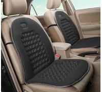 Paire de dossiers pour voiture Dossier massant avec 92 boules, couleur unique : noir, gris, bleu - 100 % polyester gris