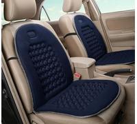 Paire de dossiers pour voiture Dossier massant avec 92 boules, couleur unique : noir, gris, bleu - 100% polyester bleu