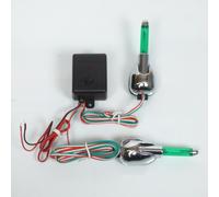 Paire De Feu Décoratif Teknix Qui Clignote Vert Pour Tuning Scooter Neuf