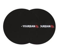 Paire de feutrine Yourban Dj YS 220 BL Noir pour platines vinyles Noir E