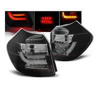 Paire de feux arriere BMW serie 1 E81/E87 de 2004 a 08/2007 LED BAR noir-27335643