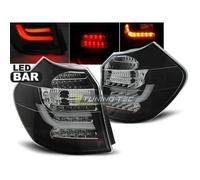 Paire de feux arriere BMW serie 1 E81/E87 LCI de 09/2007 a 2011 LED BAR noir-27335647