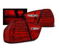 Paire de feux arriere BMW serie 3 E90 Berline 05-08 LED BAR rouge-27335733