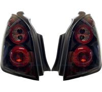 Paire De Feux Arrière Clairs Noirs Pour Citroën C2 03-08