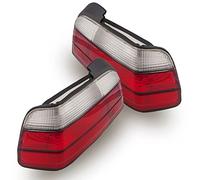 Paire de feux arrière compatibles avec BMW Série 3 E36 1991 1992 1993 1994 1995 1996 1997 1998 1999 Coupé Cabrio GV-1750 Look sport Feu arrière 1 paire de feux arrière côté conducteur et passager