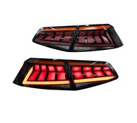 Paire de feux arrière compatibles avec VW Passat B8 2016-2019, bloc optique modifié MP LED clignotants, stop et recul(Black)