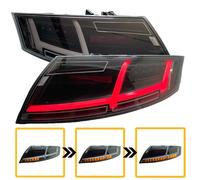 Paire De Feux Arrières LED Noirs Pour Audi TT Coupé Cabriolet 06-14