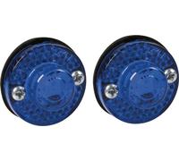 Paire de feux de gabarit 1 LED, 24 V - Bleu