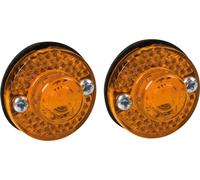 Paire de feux de gabarit 1 LED, 24 V - Orange
