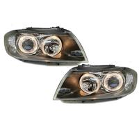 Paire De Feux De Projecteur RHD LHD Yeux D'Ange Clair Noir Pour BMW E90 91 05-08
