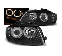 Paire de feux phares Audi A3 8P de 2003 a 2008 angel eyes noir-27360990