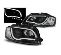 Paire de feux phares Audi A3 8P de 2003 a 2008 TubeLight led LTI noir-27360989