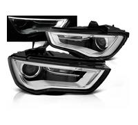 Paire de feux phares Audi A3 8V de 2012 a 2016 Tubelight Led DRL Noir-31089448