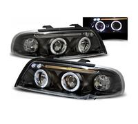 Paire de feux phares Audi A4 B5 de 1994 a 1998 angel eyes noir-27361001