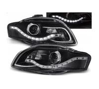 Paire de feux phares Audi A4 B7 de 2004 a 2008 Daylight led noir-27361036