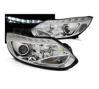 Paire de feux phares Ford Focus MK3 11-14 Daylight led chrome - 35105630