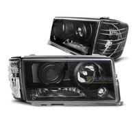 Paire de feux phares Mercedes 190 W201 82-93 Design noir - 27361454
