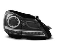 Paire de feux phares Mercedes W204 11-14 Daylight LED noir - 27361478