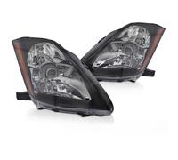 Paire de feux phares Nissan 350Z de 2003 a 2005 Design Noir - 41272646