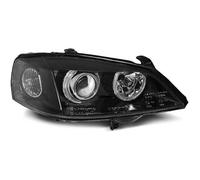 Paire de feux phares Opel Astra G 97-04 angel eyes noir