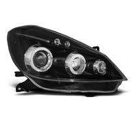 Paire de feux phares Renault Clio 3 05-09 angel eyes noir