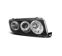 Paire de feux phares Skoda Fabia 99-08 angel eyes CCFL noir - 27361806