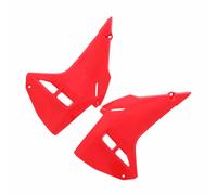 paire De Fianchetti De Radiateur POLISPORT Rouge Pour Honda 450 CRF R 2021-2024