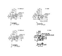Paire de fiches en applique chromé mat - STREMLER - 3206.31.0